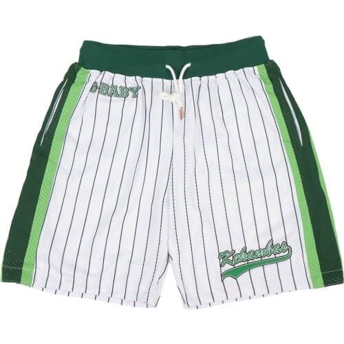 BG Basketball shorts Kekambas Embroidery sewing Four Zip pocket outdoor sport big size various styles white green beach shorts