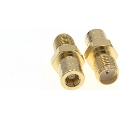 SMB Female Jack To SMA Female Jack RF Coaxial Adapter Connector