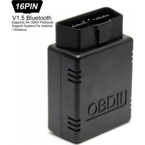 Super Mini Bluetooth V1.5 Scanner Wireless Interface Auto V02H2-1 Code Readers Car Diagnostic Scan Tool OBD2 OBDII Protocols