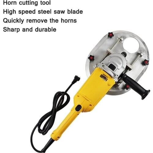 Horn cutter, industrial grade angle grinder, electric horn removal machine, adjustable angle, high power pure copper motor