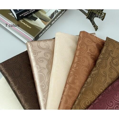 Width137cm*1m/pcs Cochlear PU Faux leather fabric Sewing Synthetic leather Artificial Bright soft leather Home Bag Diy leather