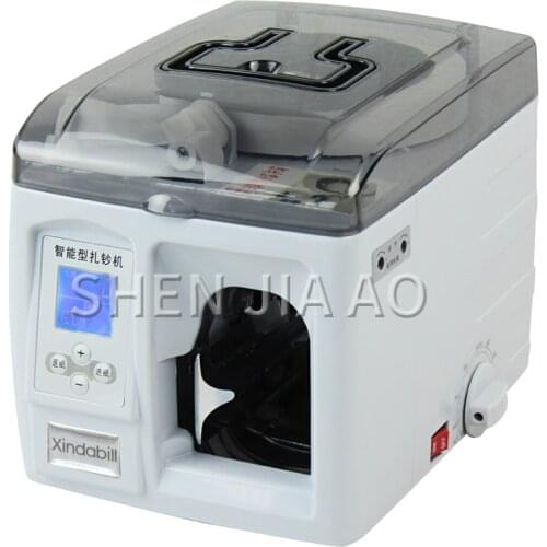 1PC Automatic Money Banknote Binding Machine XD-305 Bank Office Hotel Money Bundling Machine 220V Money Bundling Machine
