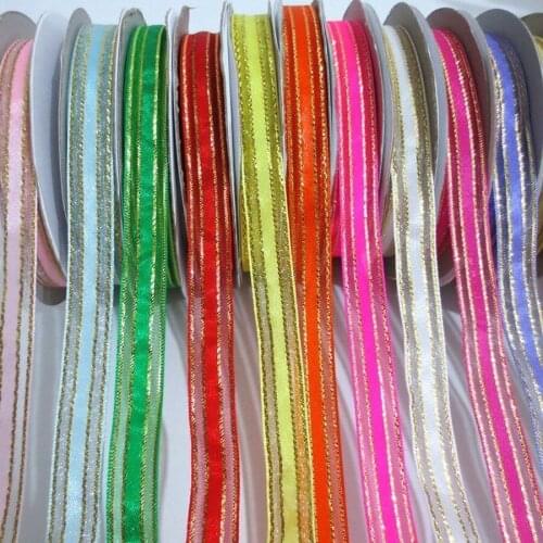 25 Yards 10mm Organza Ribbons Four Phnom Penh Organza Ribbons For Flower Gift Packing Wedding Decoration DIY 264