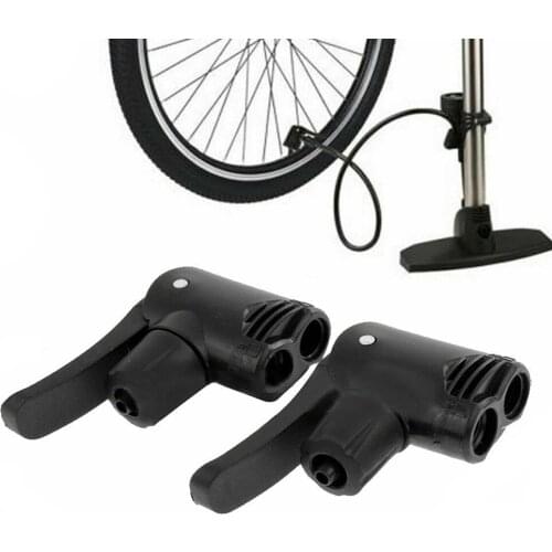 Bicycle Pump Adapter Valve Nozzle Dual Valve Pump Adapter Bike Tire Inflator Nozzle Bicycle Air Pump Adapter Cycling Accessory