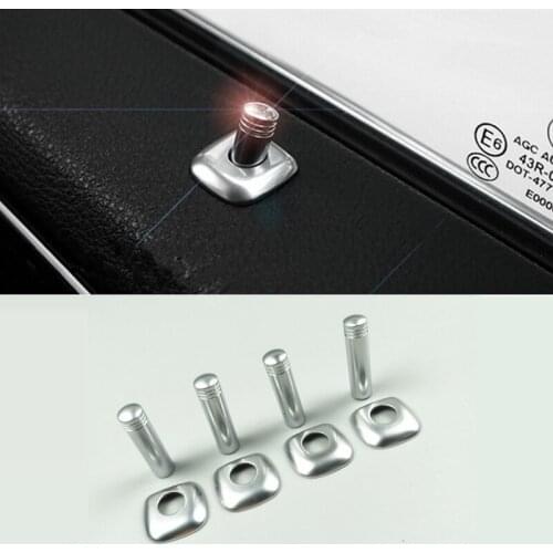 Car Styling Door Lock Lifter Bolt Decoration Covers Circle Trim For BMW 3/5 series F30 F10 Interior Sequins Auto Accessories