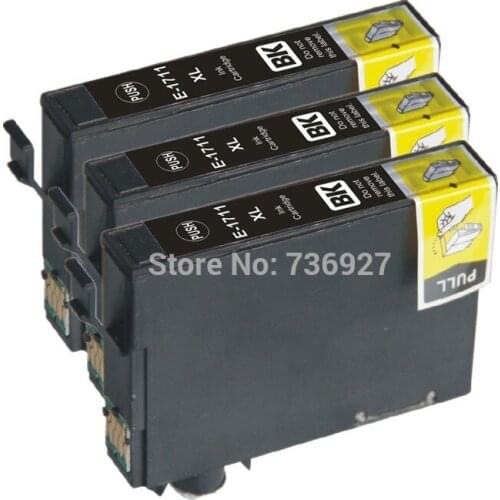 3 Black T1711 T1701 Compatible ink Cartridge For Epson XP-33 XP-103 XP-203 XP-207 XP-313 XP-403 XP-406 XP-413 in Russia market