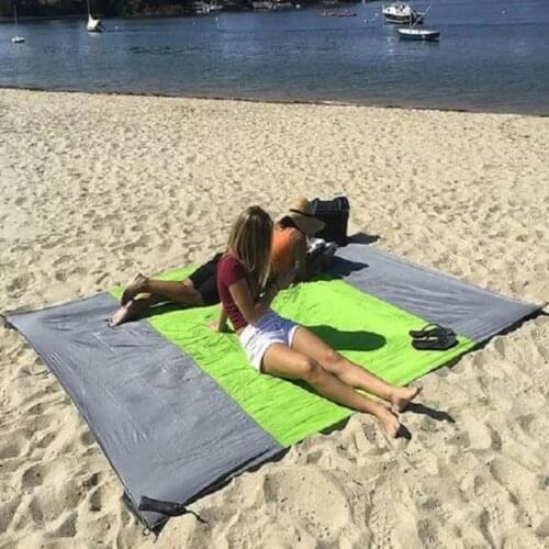 2021 Summer Light Weight Sand Free Beach Mat Outdoor Travel Camping Beach Mat Home Decor Rugs Portable Foldable Picnic Blanket