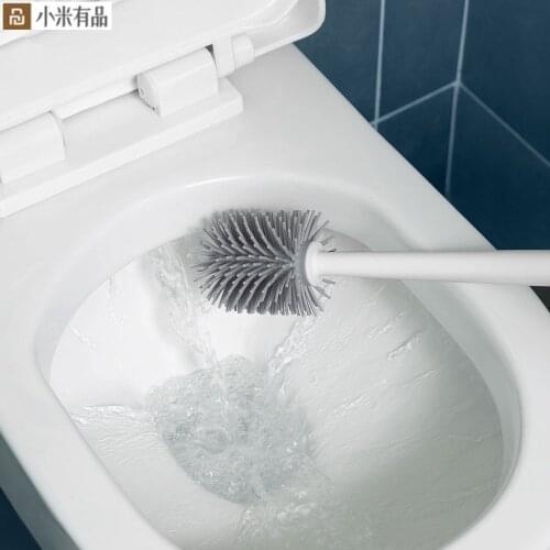 Youpin YJ Toilet Brushes Floor-standing Set and Base Toilet Cleaning Silica Gel Bathroom Tool for Toilet WC
