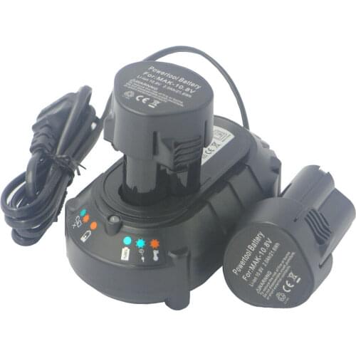 2pcs BL1013 tool li-ion battery 10.8V 2.0AH/1.5Ah+Mini Charger For MAKITA DF330 tool DC10WA BL1014 BL194550-6 TD090DWE DF030DW