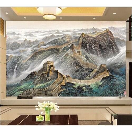3d room wallpaper custom mural non-woven Great Wall of TV setting wall decoration painting murals photo wallpaper for walls 3d