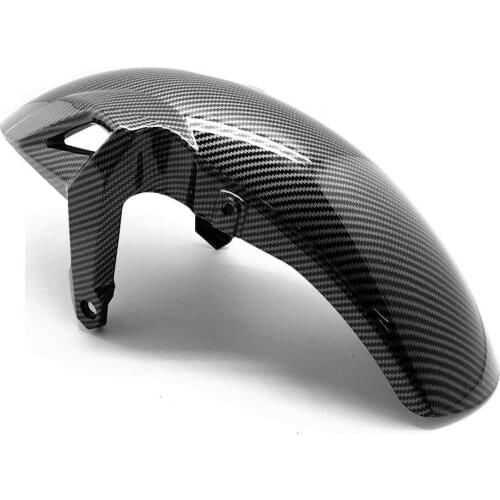 Carbon Fiber Pattern Front Tire Fender Mud Guard Hugger Fairing for Kawasaki Z650 17-20