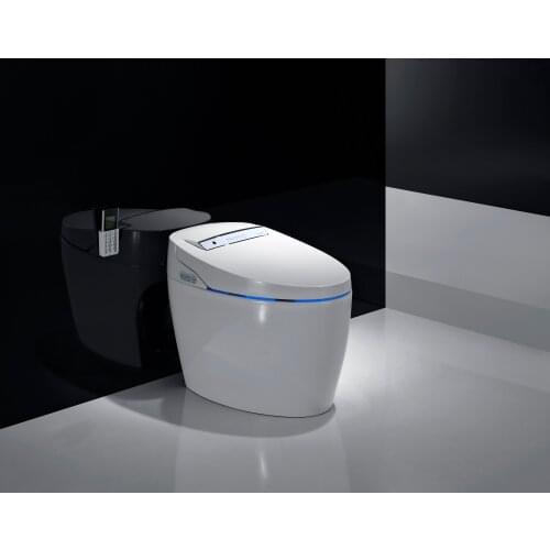 Luxury S-trap P-trap Intelligent WC Elongated Remote Controlled Smart Bidet Toilet TM3600