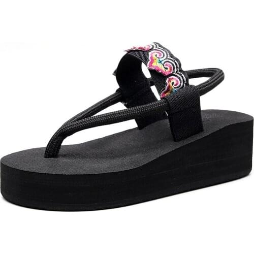 Summer Sandals Women Shoes Fashion Auspicious Clouds Sandals Soft Fluffy Slippers Two-Wear Thick-Soled Non-Slip Beach Flip-Flops