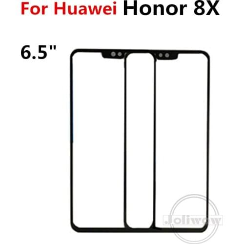 For Huawei Honor 8X Touch Screen Glass Panel Sensor Touchpad Front Glass Panel Parts for Honor 8 X 8x touchscreen 6.5"