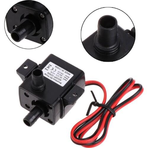 Ultra-quiet DC 12V Lift 7M 240L/H Flow Rate Waterproof Brushless Motor Mini Submersible Water Pump for Garden Goldfish Bowl C42