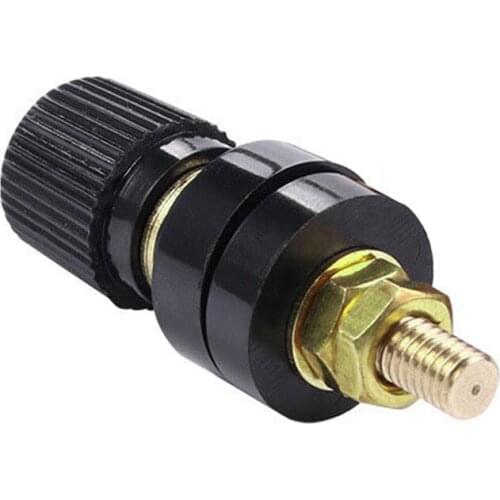 1pc6mm New Remote Battery Power Junction Connector Black Or Red Post Terminal Premium Stud Useful Durable Post TerminalPractical