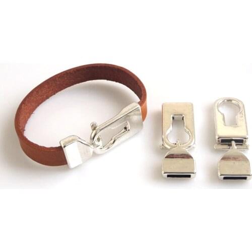5 Sets Fashion Jewelry Antique Flat Leather Toggle Clasp For 10mm Flat Leather Cord Bracelets & Bangles Jewelry Making