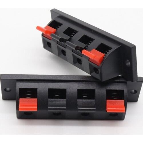 5 Pcs IMC Hot Single Row 4 Pin 4 Position Speaker Terminal Board Connectors