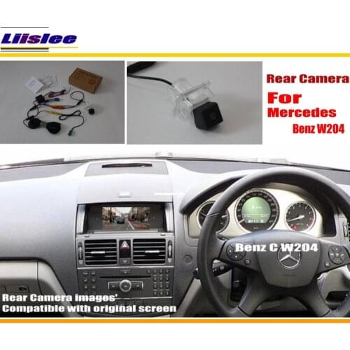Liislee Car Back Up Parking Rear View Camera Sets For Mercedes Benz W204 C180 C200 C280 C300 C350 / RCA & Original Screen