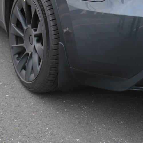 Mud Flaps No Drilling Fender Fit for Tesla Model Y 2020-2021 Set of 4 Black