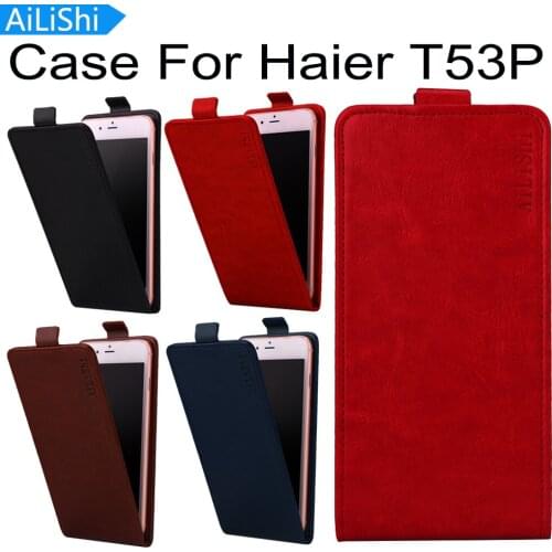AiLiShi For Haier T53P Case 4-Colors Top Quality Luxury PU Leather Case Fashion Protective Cover Skin Flip With Card Slot