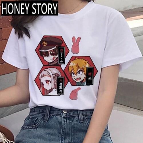 Women Inuyasha Tshirt Kawaii Japanese Anime Toilet Bound Hanako Kun T Shirt Graphic T Shirt Funny Cartoon Tshirt Top Tees Female