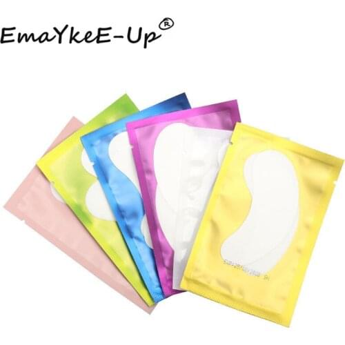 200 Pair Eyelash Extension Paper Patches Eyelash Under Eye Pads Lint Free Eyelash Extensions Gel Pads Makeup Beauty Tools