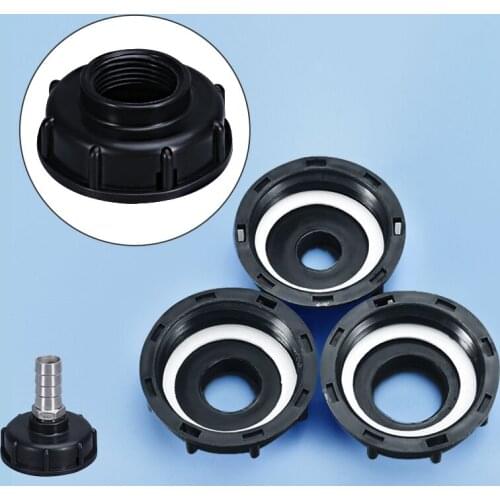 Hot Sale S60x6 Coarse Thread to 1/2" 3/4" 1" Internal Thread IBC Tank Fittings Plastic Drain Adapter for Hose Faucet Valve