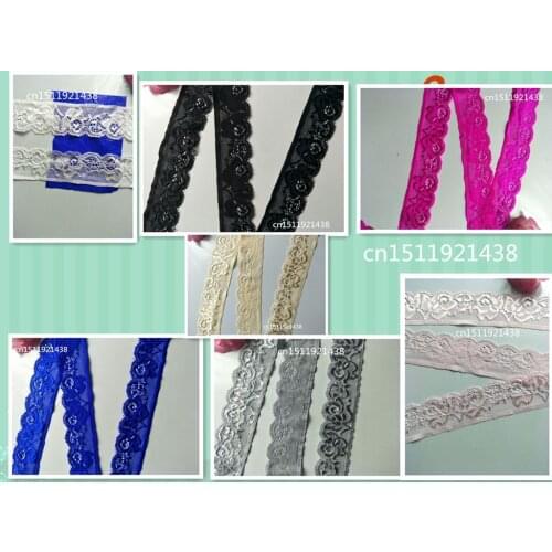 The best 10 yards high elastic 3.2cm wide lace, clothing, headdress, high-grade sewing accessories