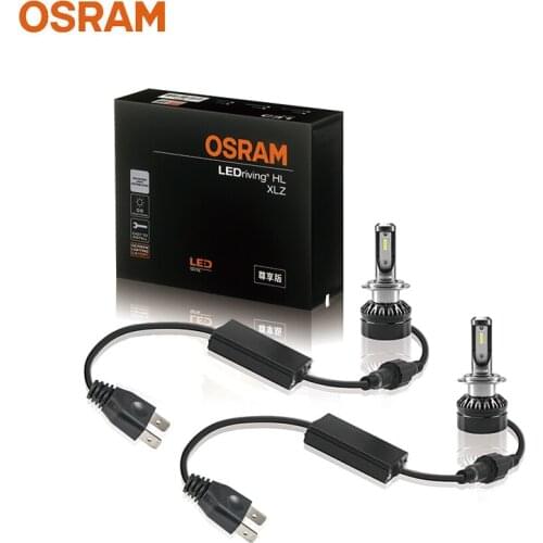 OSRAM LED H7 12V HL XLZ Pro Car Headlight High Low Beams 6000K Cool White Original Genuine Bulb Brightness Increase +50% (2 pcs)
