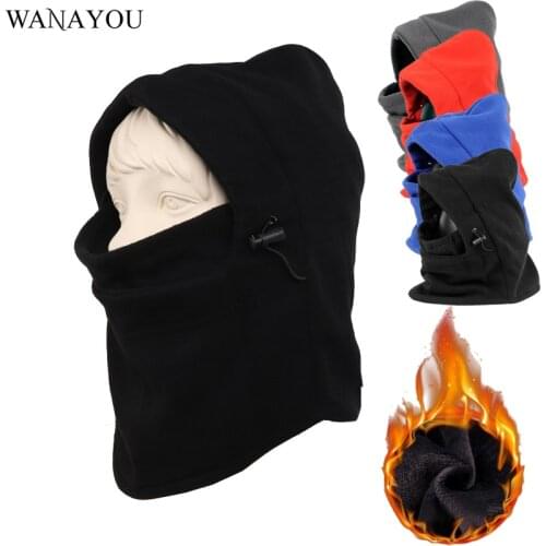 Windproof Fleece Hiking Caps,Men Thermal Winter Ski Hat Face Beanies,Winter Ski Bike Motorcycle Neck Warmer Helmet Caps