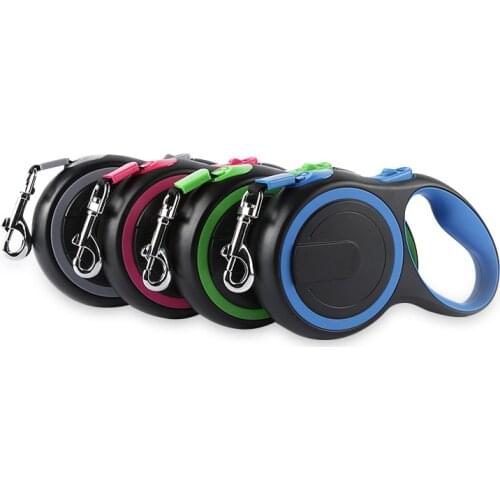 Durable Retractable Dog Leash Big Dog Walking Leash Leads Automatic Extending Dog Leash Rope 8M Long Pet Leash For Large Dogs