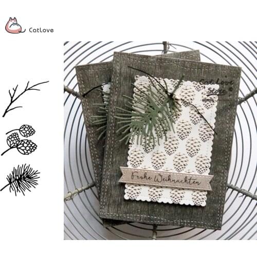 Pine Cone Plant Metal Cutting Dies Stencils For DIY Scrapbooking Paper Card Decorative Craft Dies Embossing Die Cuts New 2019