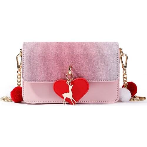 WOMENS Bag New Versitile Fashion Crossbody Bag Casual Trend Shiny Chain Square Sling Bag purses and handbags messenger bag