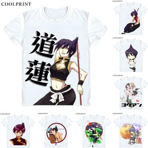 Tao Ren Dao Lian T Shirt Shaman King Hiroyuki Takei Shaman Kingu Men Casual TShirt Premium T-Shirt Printed Short Sleeve Shirts