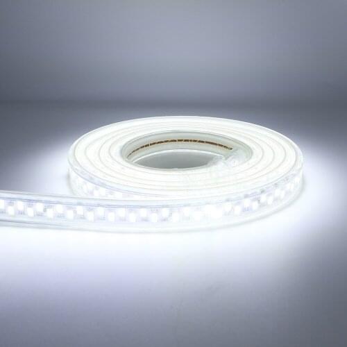 IP67 Waterproof 220V LED Strip SMD 5730 180LEDs/m 1M-10M Super Bright Flexible Light for Indoor Outdoor Lighting