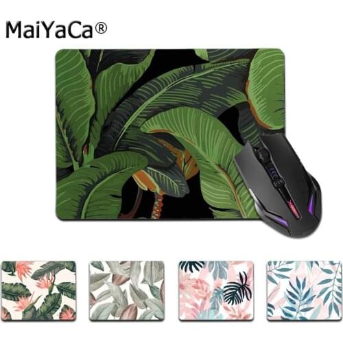 MaiYaCa Top Quality Banana Tree Green Leaves Palm High Speed New Mousepad Top Selling Wholesale Gaming Pad mouse
