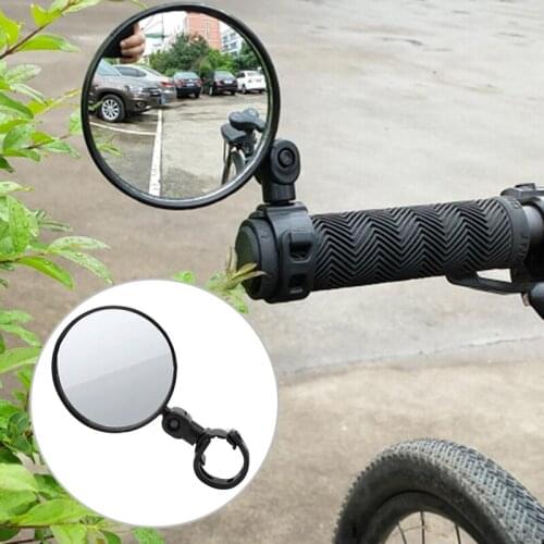 1Pc Bicycle Rearview 360 Rotate Safety Cycing Rear View Mirror Bike Accessories For 18-22MM MTB Bike Handlebar Mirrors