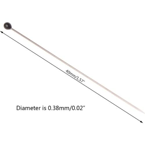 100 Pieces Insect Pins Specimen Pins Stainless Steel with Plastic Box for School Lab Entomology Dissection