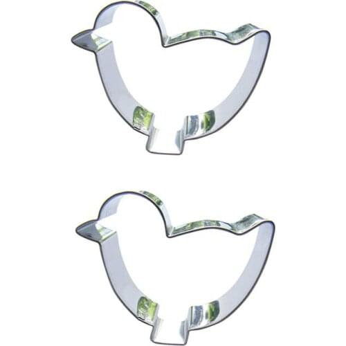 Chick shape 2 piece biscuit cutting molds, baking tools, cake decorating soft candy tools