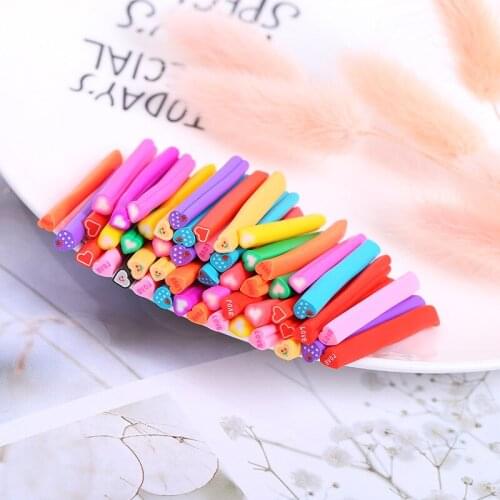 20pcs Mix Patterns Kawaii CLay Fruit Slice Miniature Food Art Supply DIY Craft Decoration