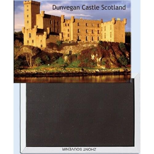 Dunvegan Castle, Isle of Skye, Scotland, Magnetic refrigerator stickers, tourist souvenirs, small gifts 24755