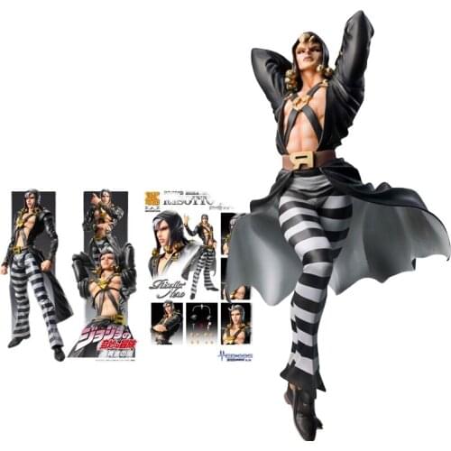 Original Anime Medicos JoJos Bizarre Adventure Risotto Nero Action Figure Collectible Model Toys Awakening Version