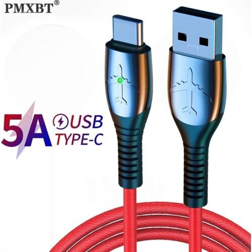 5A USB Type C Micro Cable Supercharge Data Cord Phone Charger Quick Charge Cable For Xiaomi mi11 10 9 iphone Android micro usb C