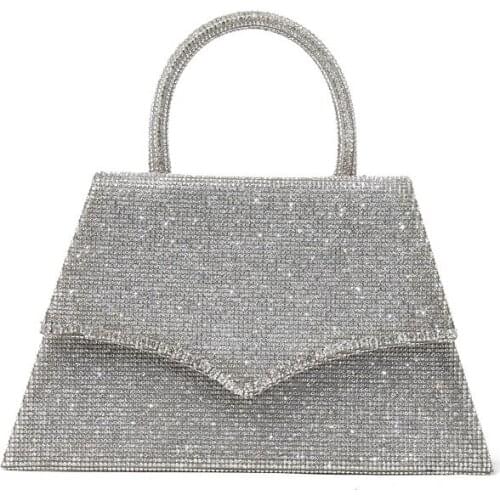 Cute Nightclub Bright Diamond Crossbody Portable Ladies Small Square Bag Womens Bag Sequin Fashion Trend Women Bag 2020 New