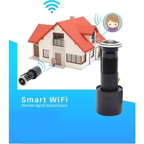 1.8mm Fisheye Lens Tuya Smart Starlight 1080p Door Eye Ip Camera Cctv Indoor Onvif P2p Miniature Bullet Mini Ip Web Cam Gate