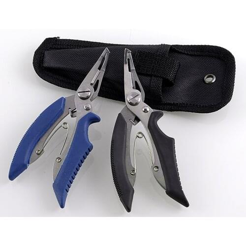 Fishing Multifunctional Plier Fishing Plier with Bag Convenient Stainless Steel Fishing Scissors Pliers Camping Secure Pliers