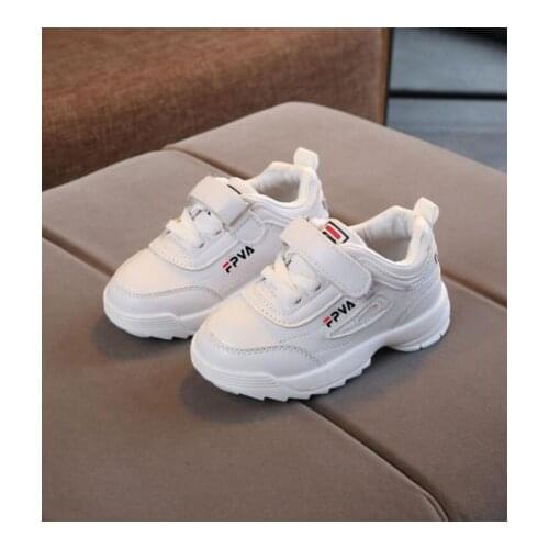 MexeminaCasual Boys Girls Fashion Sneakers Baby/Toddler/Little Kids Leather Trainers Children School Sport Shoes Soft Running Sh