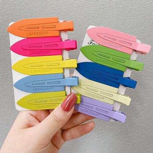 Fashion Metal Seamless Hairpins Women Girls Hair Clips Headwear Professional Styling Hairdressing Makeup Tools Hair Accessories