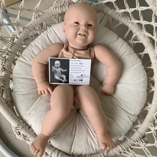 24.5inch Reborn Kodi Bear Stats Doll Kit Soft Touch Real Unfinished Unpainted Doll Parts with COA name on Neck Fresh Color